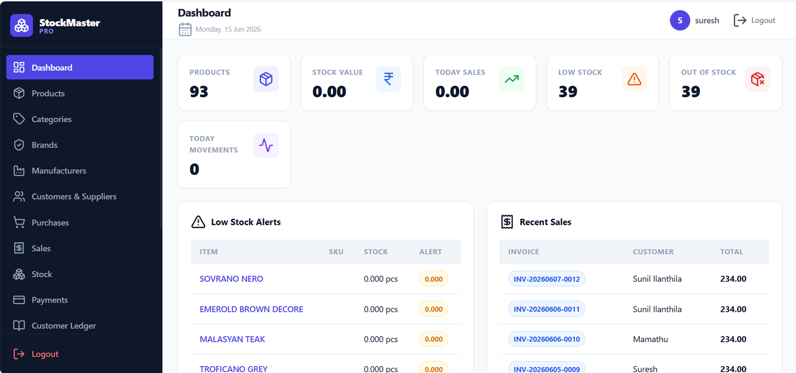 StockMaster Pro